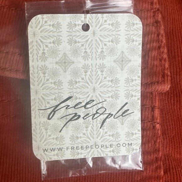 NWT Free People x REVOLVE - Zoe Corduroy Mini Skirt - Color: Soil Brown Size 12 - Picture 8 of 11